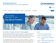 Tablet Screenshot of conworx-service.com